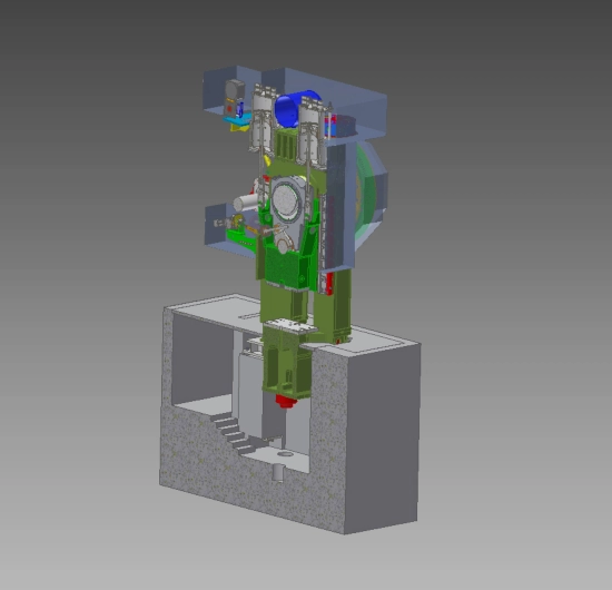 3D Model of a Forming Component with Foundation