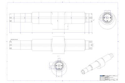 Technical design drawing of a Presstrade system component

